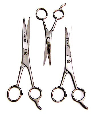  Hair Cutting Scissors Shears Professional Barber ULG 6.5 inch  Hairdressing Regular Scissor Salon Razor Edge Hair Cutting Shear Japanese  Stainless Steel with Detachable Finger Inserts : Beauty & Personal Care