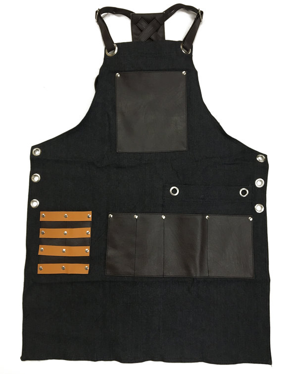 DR Apron with Leather Pockets
