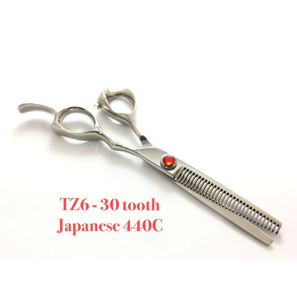Silver & Red Professional Thinning Shears