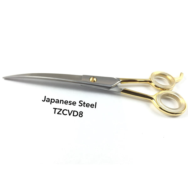 Professional Japanese Stainless Steel Shears - Curved