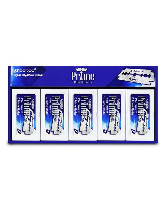 Dorco Prime Platinum Double Edge - (100 Blades)