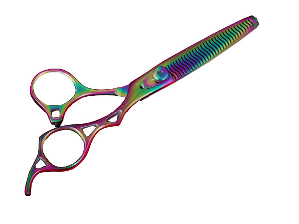SLICER™ Titanium Coated Rainbow Thinning Shear - OUT OF STOCK