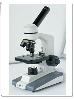 Student microscope with mechanical stage.