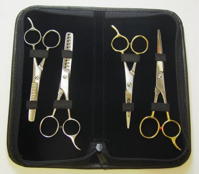 Hair Styling Kit with 4 Shears