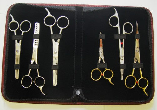 Hair Styling Kit with 6 Shears