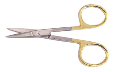 Cuticle Scissors Gold Handle