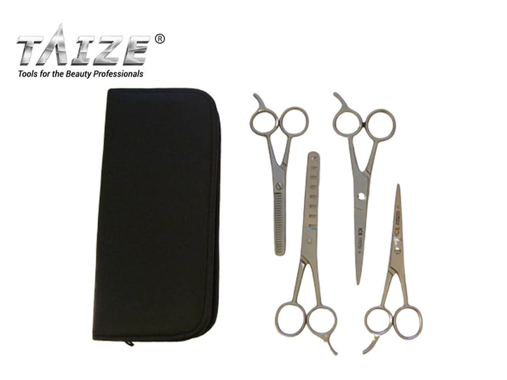High Quality Hair Styling Kit with 4 Shears Satin Finish