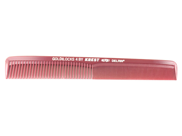 Krest Barber Styling Comb - #4 Goldilocks - Burgundy